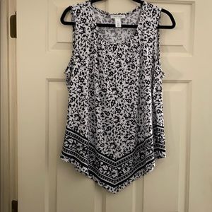 WHBM sleeveless shirt XL